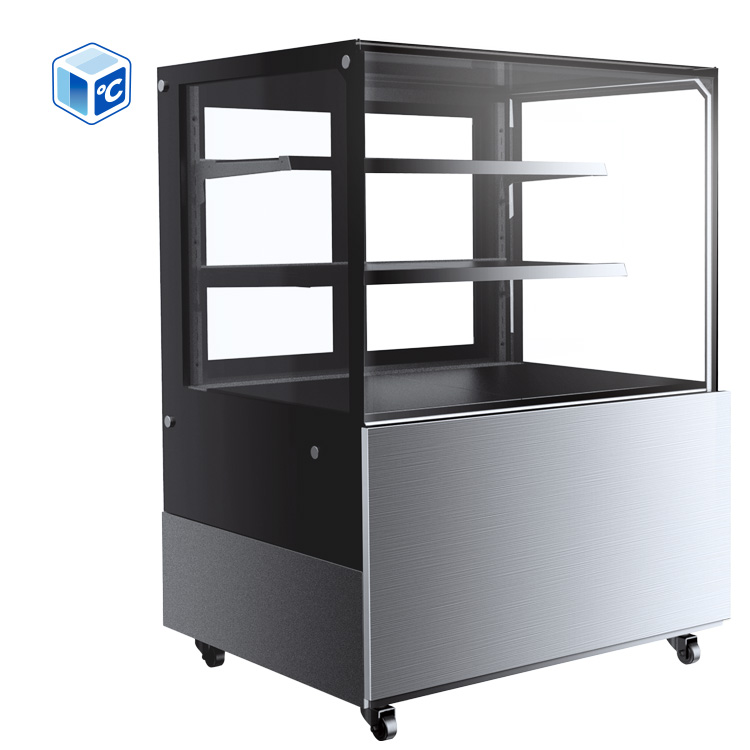 Refrigerated Display Case - 1200x675x1215mm BJD-173 Gewerbliche Kuchenkühlvitrine mit Ventilator-Kühlung