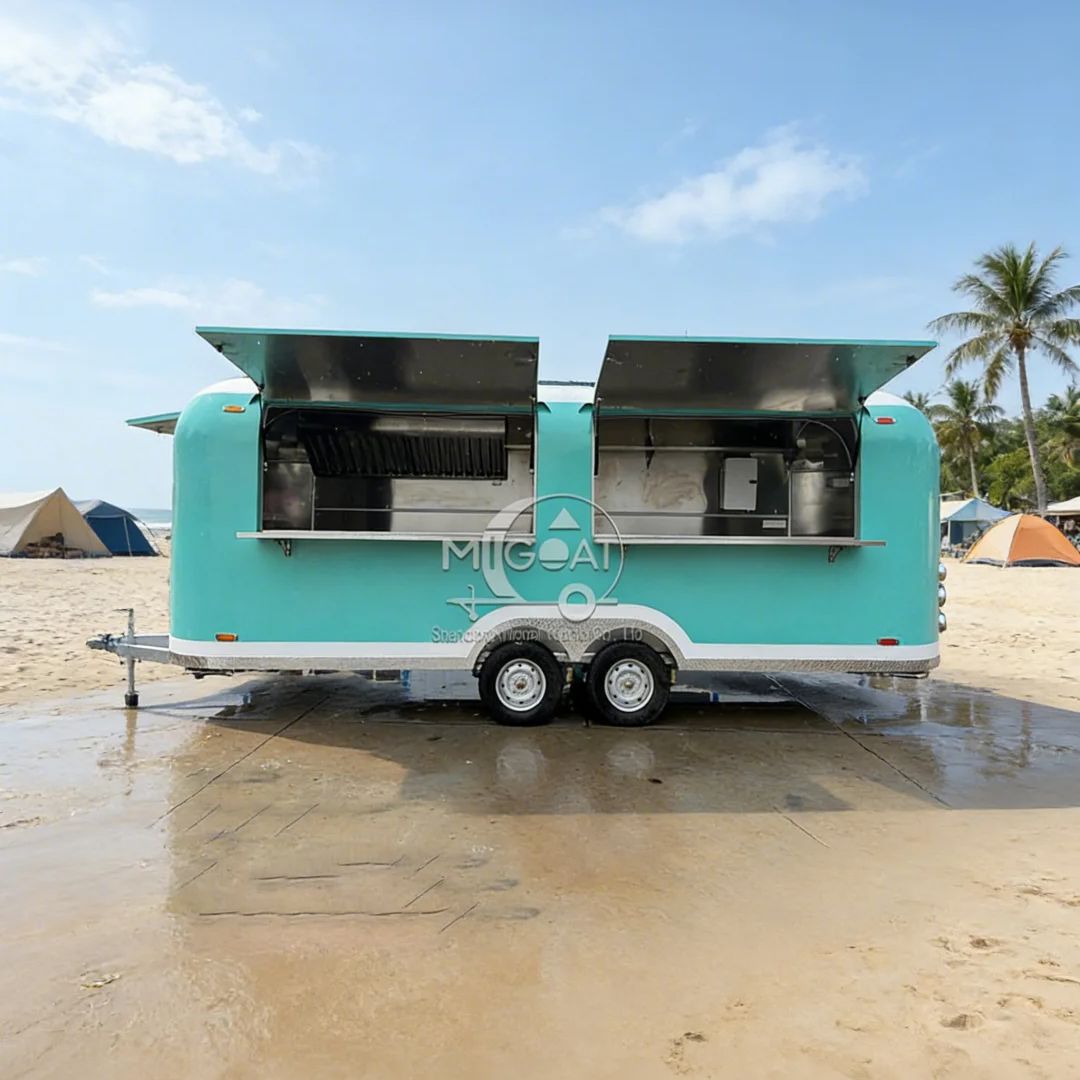 Commercial Kitchen Interior - Kommerzieller mobiler Lebensmittelwagen-Anhänger für die Küche