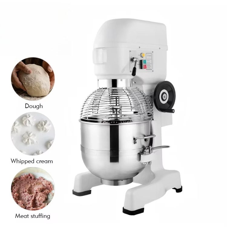 Dough Mixer Machine - 30L Brotteigmaschine mit Leicht Abnehmbarer Schüssel,