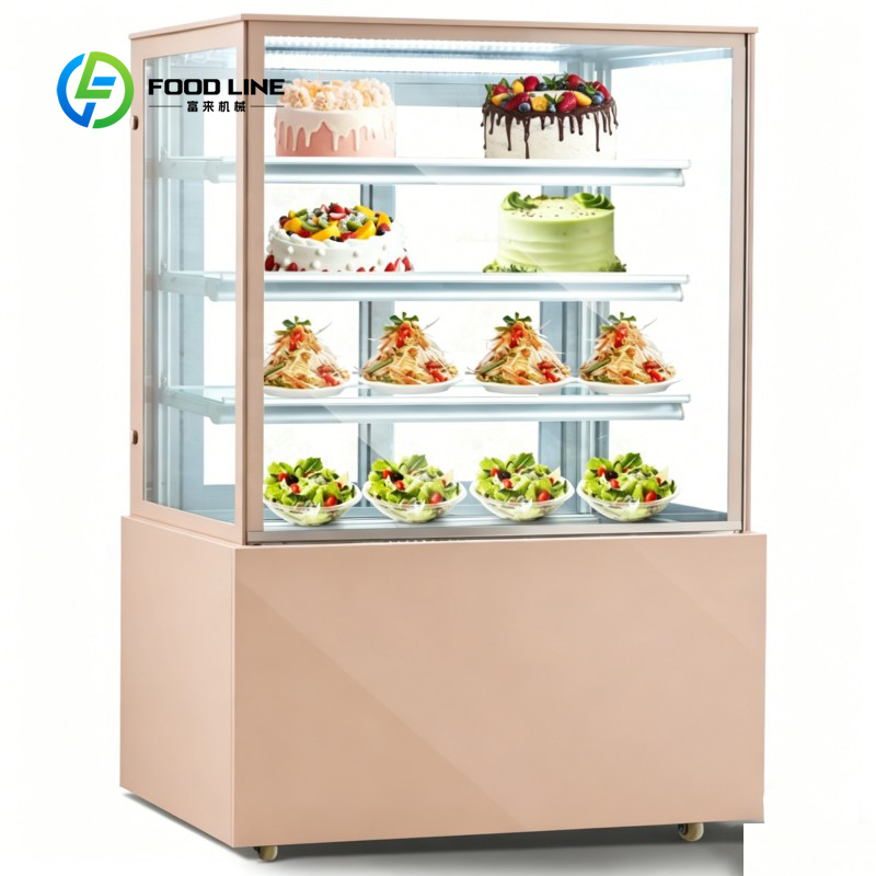 Refrigerated Display Case - Maßgefertigte Kommerzielle Glas-Kuchenvitrine, Theken-Kühler, Gekühlte Ausstellungsvitrine,