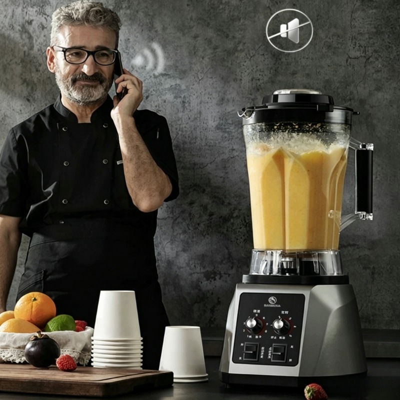 Commercial Kitchen Needs - Kommerzieller Sojamilch-Hersteller Ohne Filter Hochleistungs-Großkapazitäts-Mixer für
