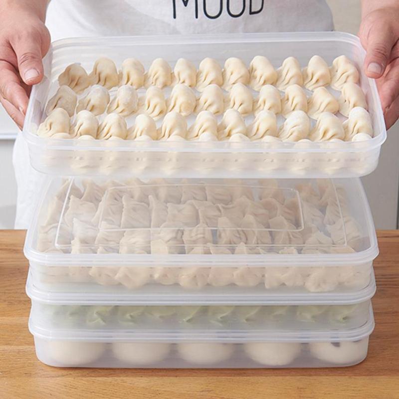 Commercial Kitchen Organiser - Neue Küchen-Aufbewahrungsbox Kühlschrank-Organizer Transparente Lebensmittelbehälter Schale