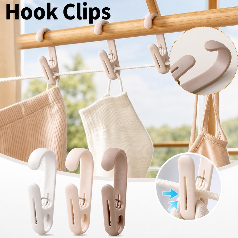 Commercial Kitchen Towels - 10 Stück multifunktionale Hängeklammern, Haken, Kunststoff-Aufbewahrungsklammern