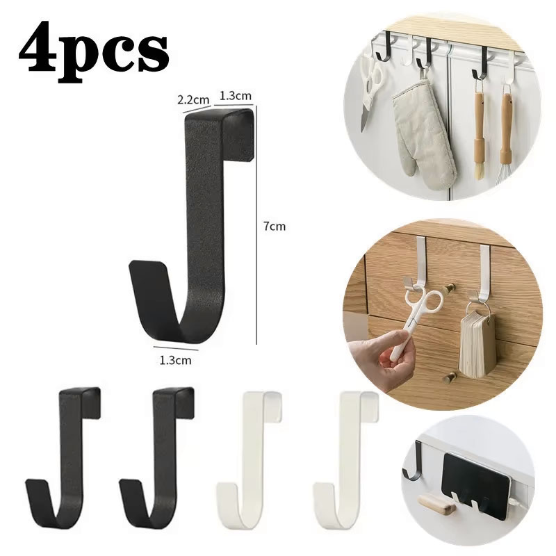 Commercial Kitchen Organiser - Universelle Edelstahl Z-förmige Haken Schranktür-Aufhänger Handtuch-,