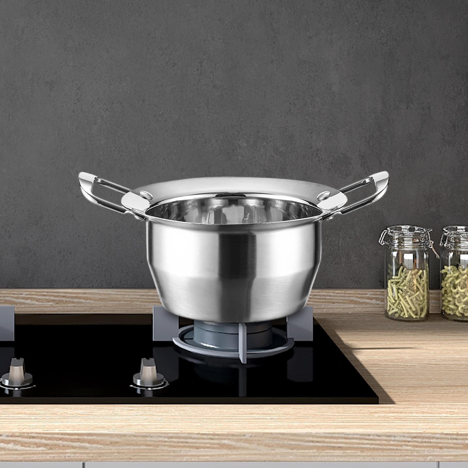Induction Cooker Commercial - Edelstahl Mini-Hotpot-Kochtopf mit Tragegriffen, passend für
