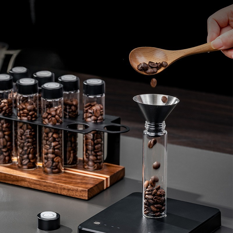 JUSTINLAU Glas-Kaffeebohnen-Au – Commercial Kitchen Organiser Bewertung und Preis