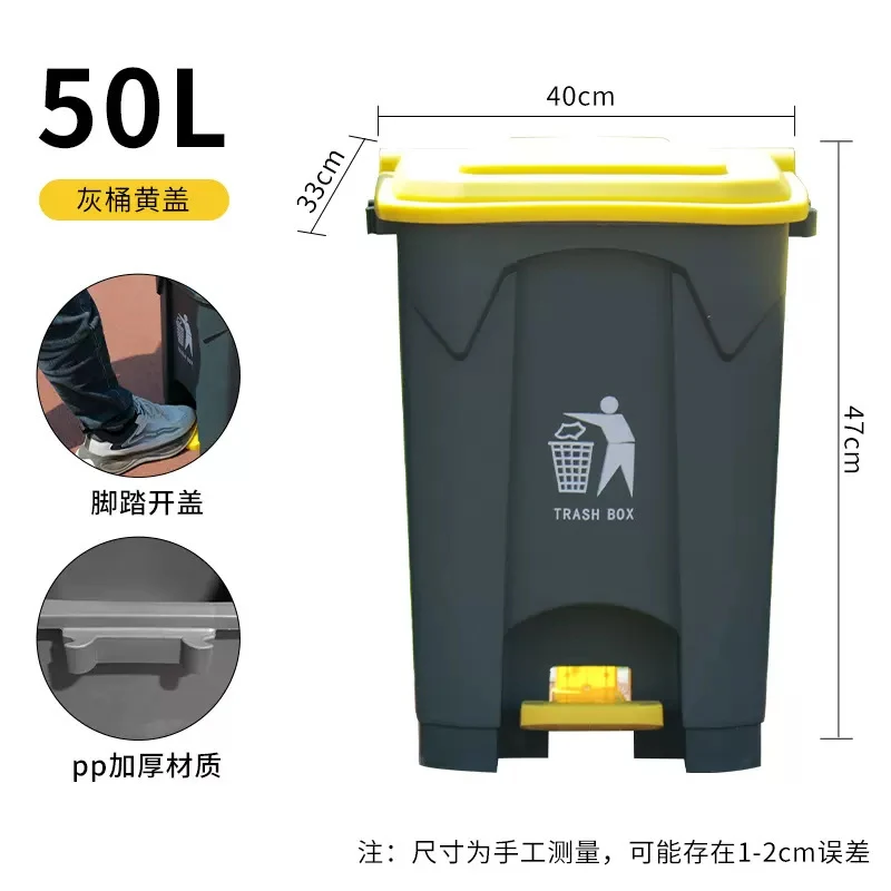 Großer Pedal-Mülleimer mit Dec – Commercial Kitchen Garbage Can Bewertung und Preis