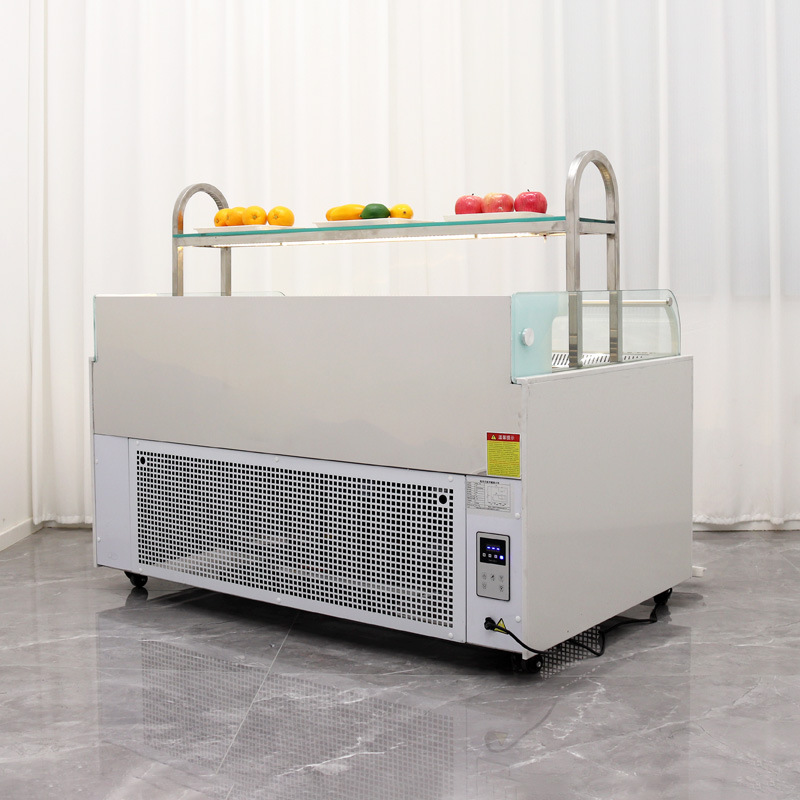 Luftgekühlte offene Kühlvitrin – Refrigerated Display Case Bewertung und Preis