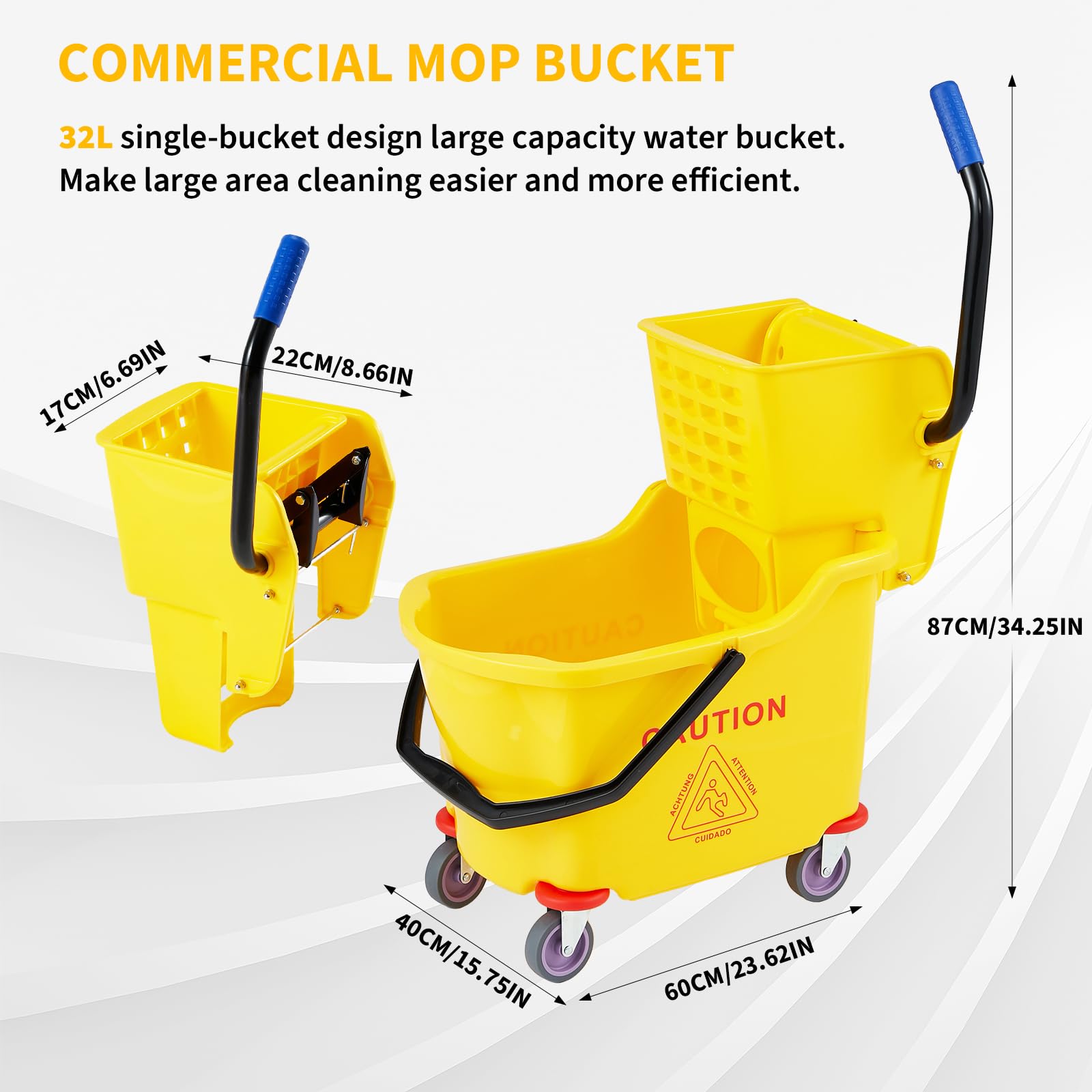 Gewerblicher Moppeimer mit Sei – Commercial Kitchen Floor Bewertung und Preis