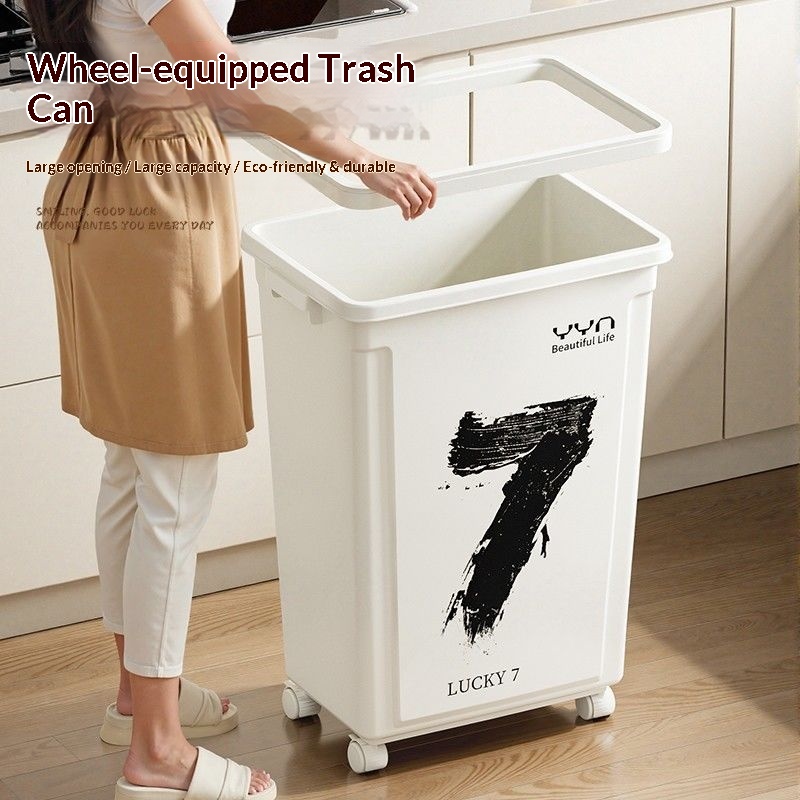 Großer Mülleimer mit Rädern fü – Commercial Kitchen Garbage Can Bewertung und Preis