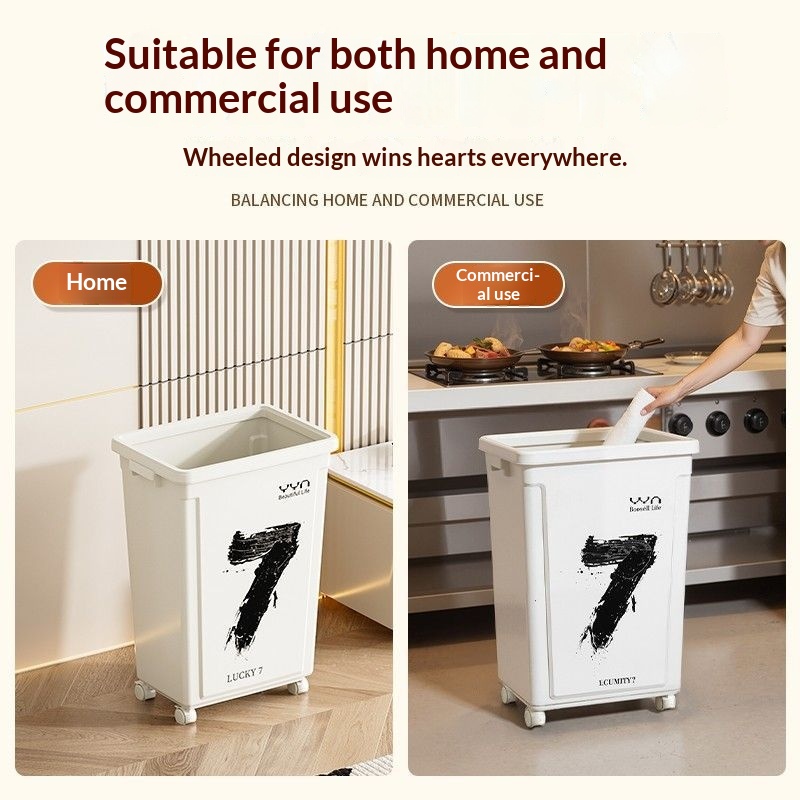 Großer Mülleimer mit Rädern fü – Commercial Kitchen Garbage Can Bewertung und Preis
