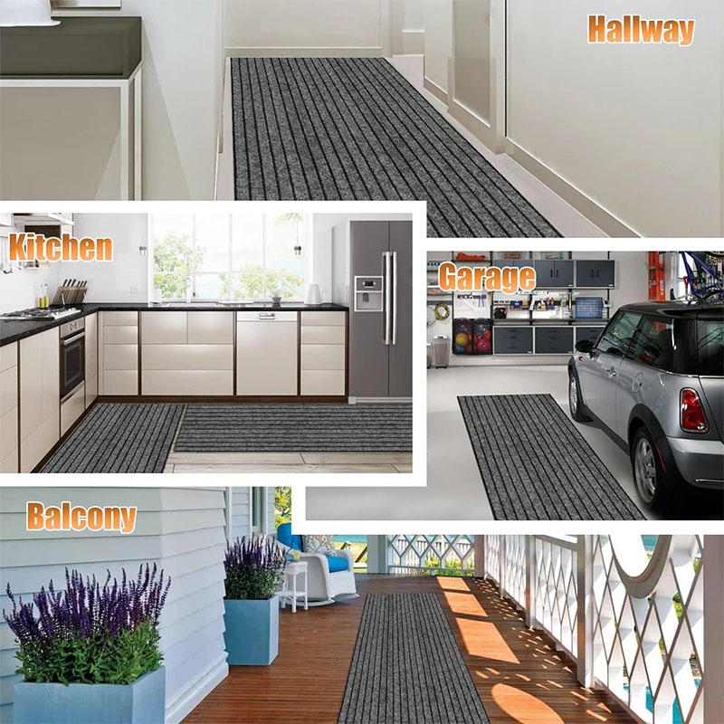 Einfarbiger gestreifter Teppic – Commercial Kitchen Floor Bewertung und Preis
