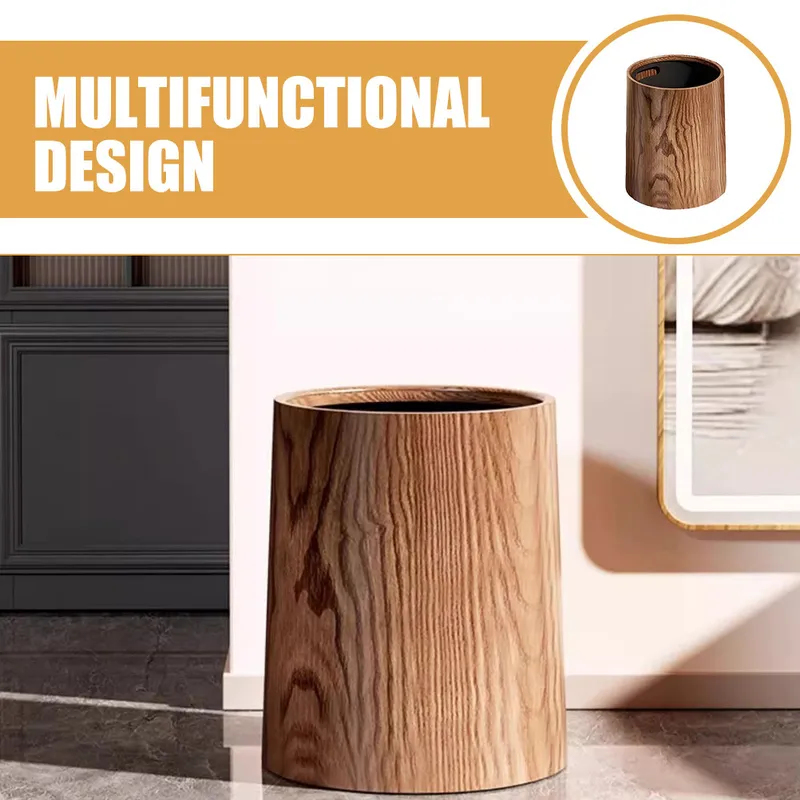 Langlebiger Mülleimer mit Holz – Commercial Kitchen Garbage Can Bewertung und Preis