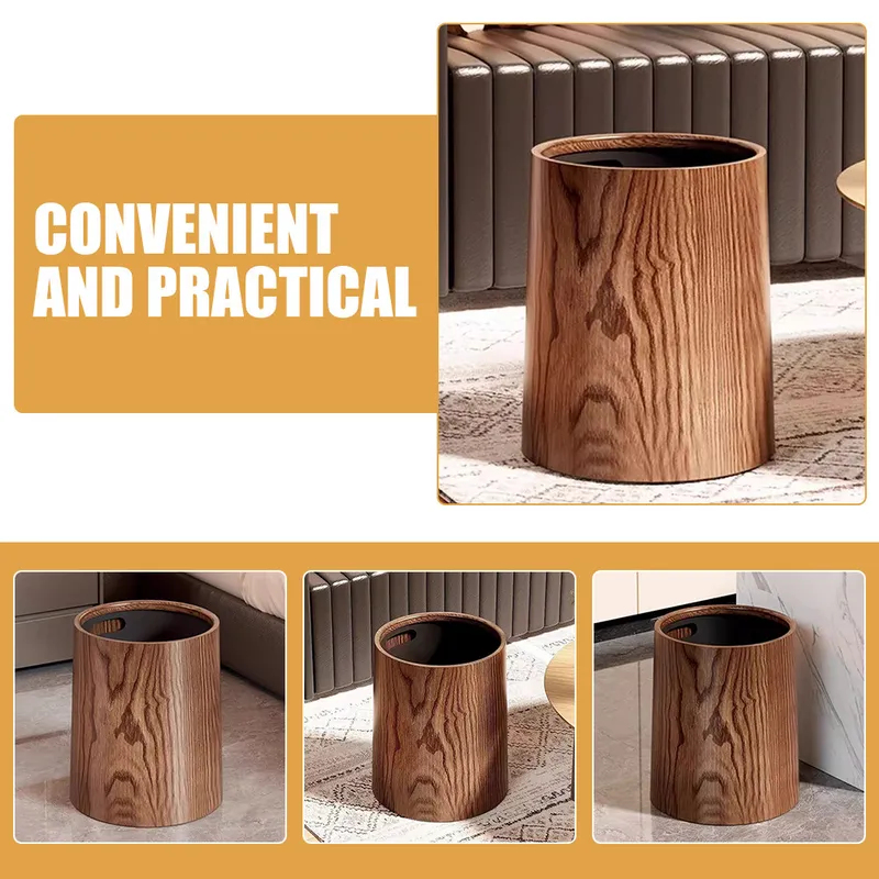 Langlebiger Mülleimer mit Holz – Commercial Kitchen Garbage Can Bewertung und Preis