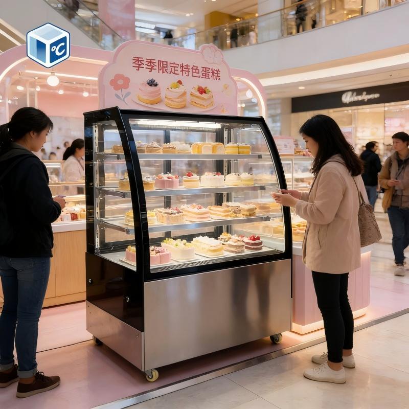 2-stufige gewerbliche Kuchenkü – Refrigerated Display Case Bewertung und Preis