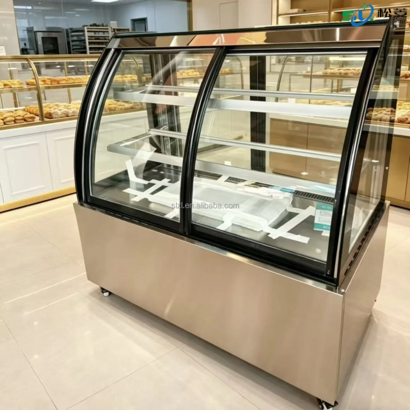 Maßgefertigte Edelstahl-Kuchen – Refrigerated Display Case Bewertung und Preis