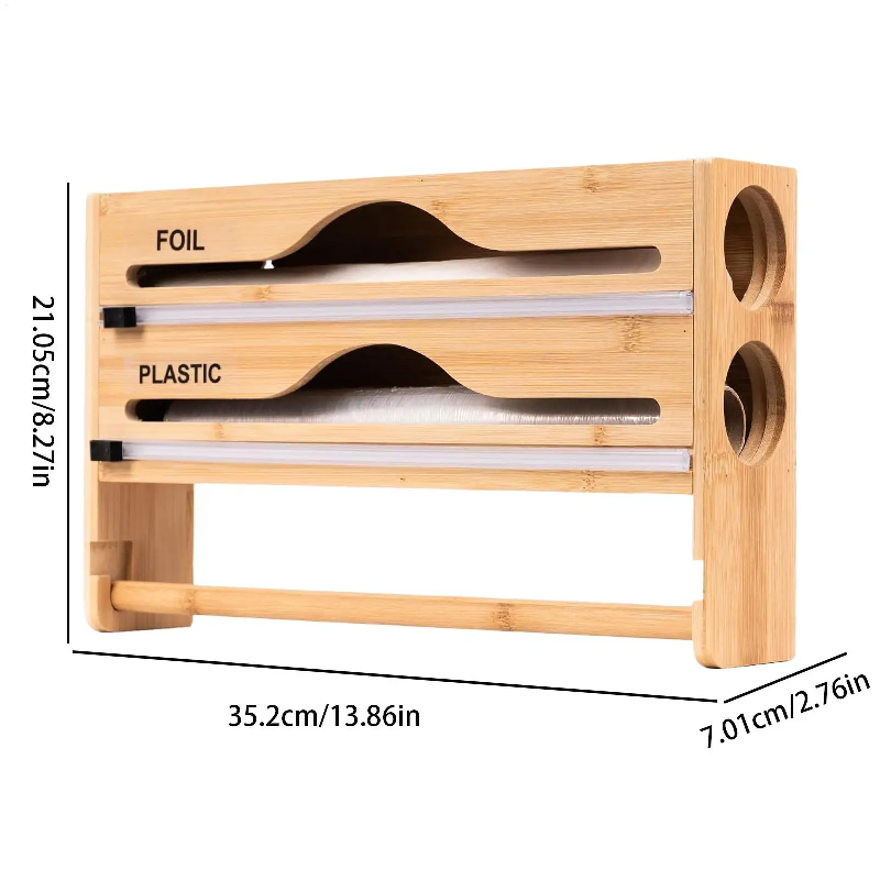 Holz-Frischhaltefolienspender  – Commercial Kitchen Organiser Bewertung und Preis