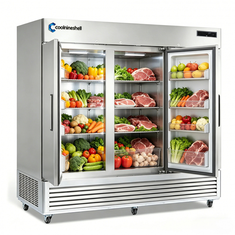 Maßgefertigter 82-Zoll-Gewerbe – Refrigerated Display Case Bewertung und Preis