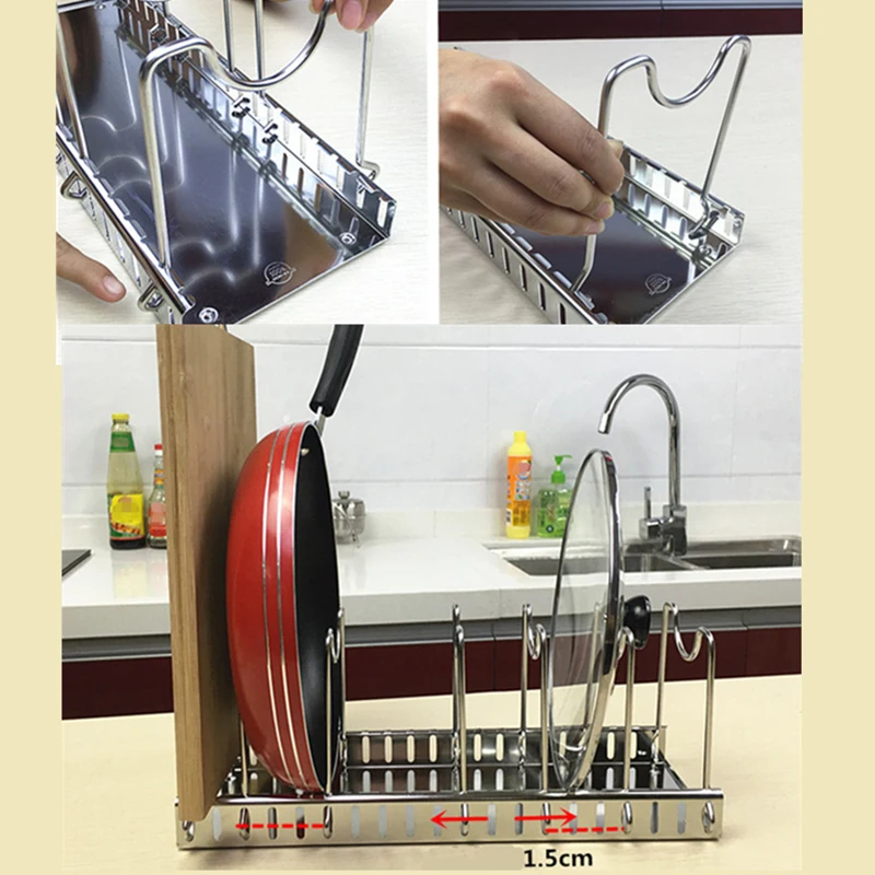 304 Edelstahl Einstellbare Rac – Commercial Kitchen Organiser Bewertung und Preis