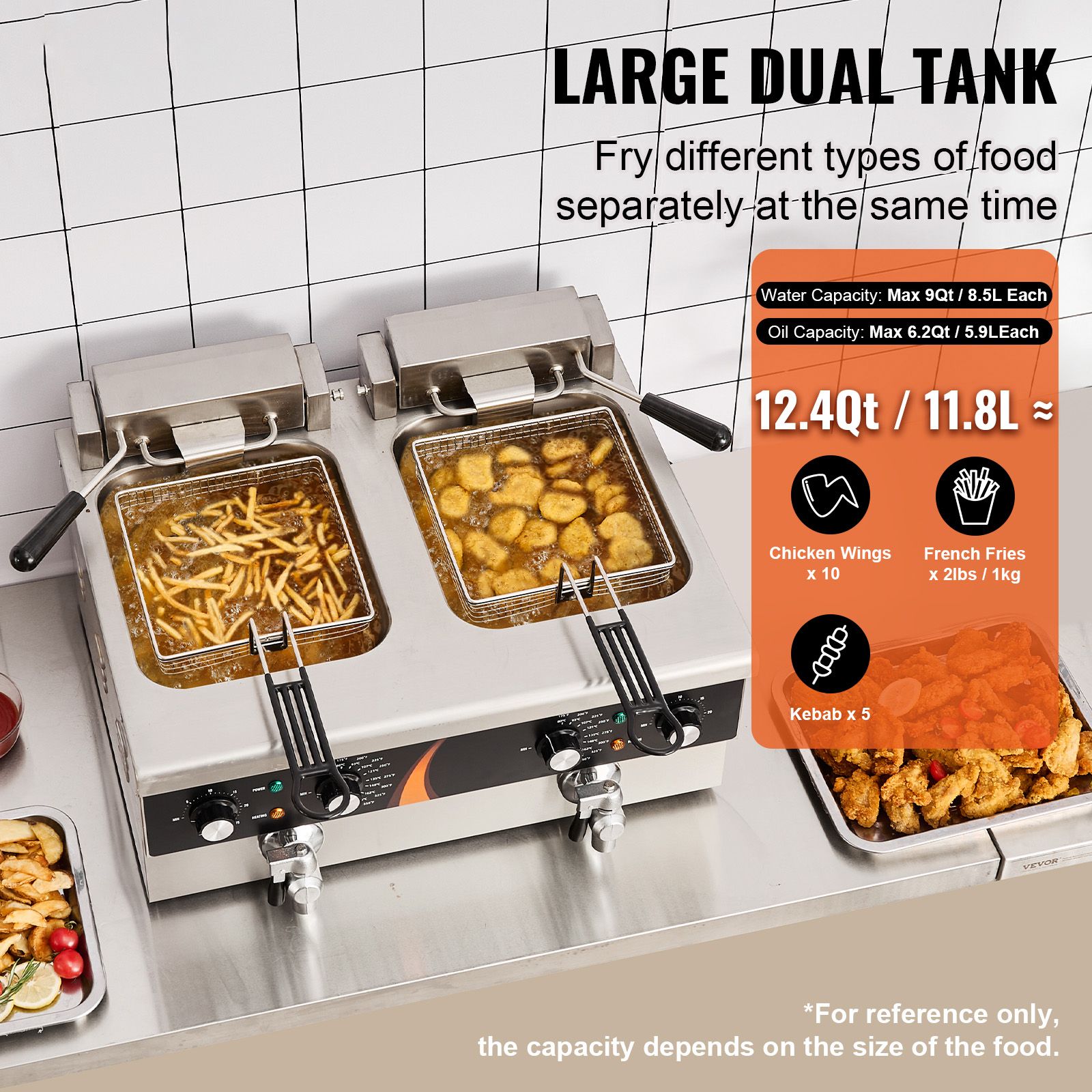 Gewerbliche Fritteuse 3500W, D – Induction Cooker Commercial Bewertung und Preis