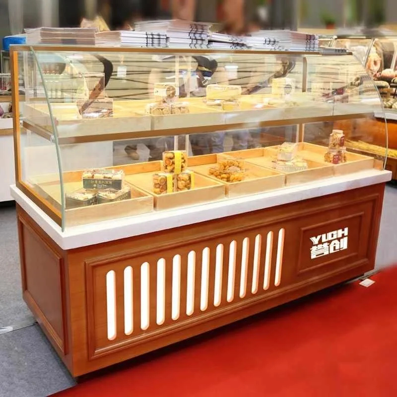 Kundenspezifische Gebäckvitrin – Refrigerated Display Case Bewertung und Preis