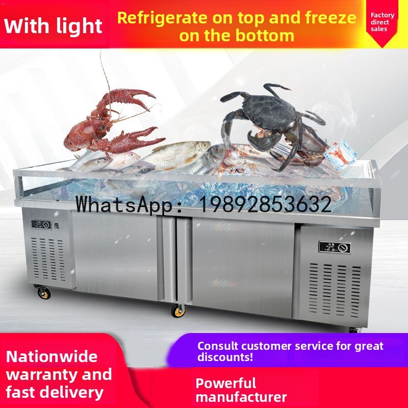 Kühltheke für Meeresfrüchte mi – Refrigerated Display Case Bewertung und Preis