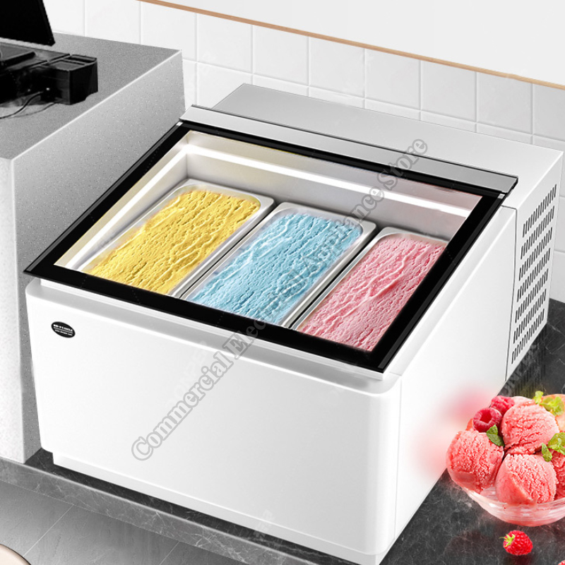 Hartes Eis Vitrine mit LED -18 – Refrigerated Display Case Bewertung und Preis